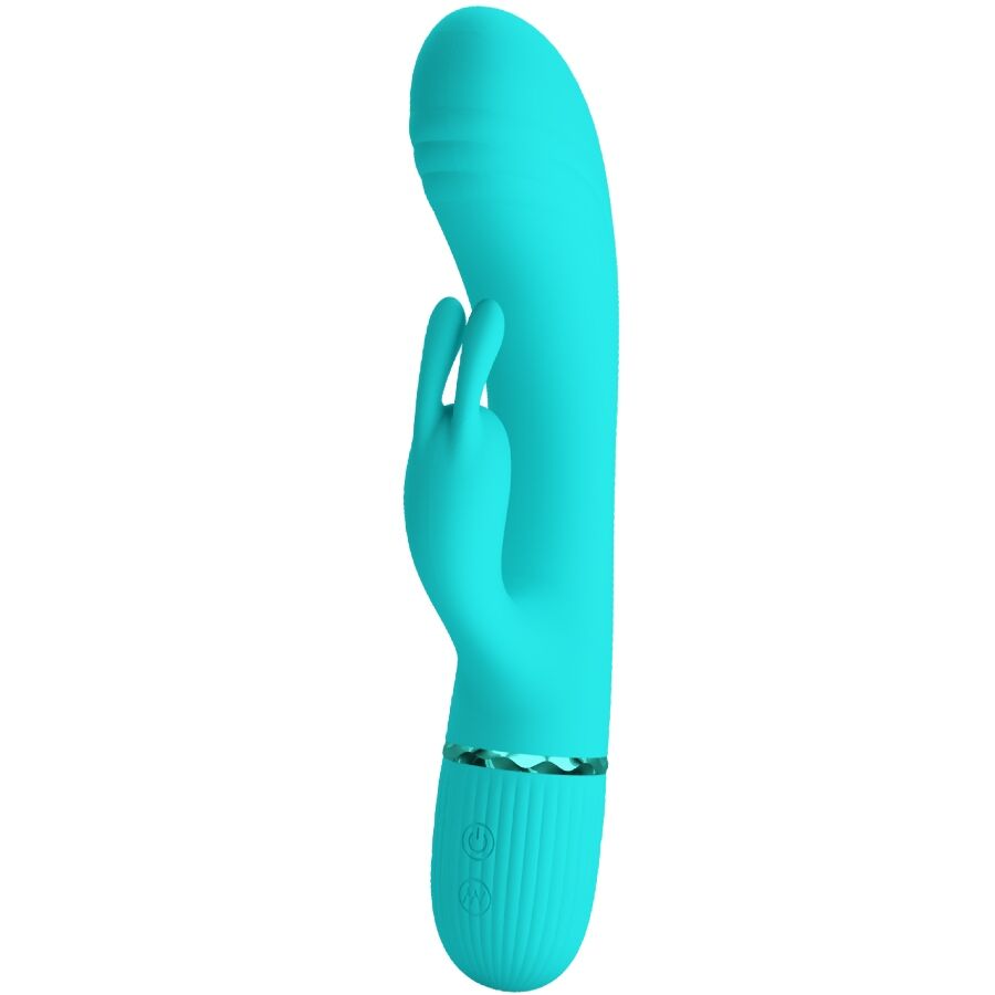 PRETTY LOVE - SCOCCO VIBRATORE CONIGLIO TURCHESE – Vibratori di coniglio – foto 3