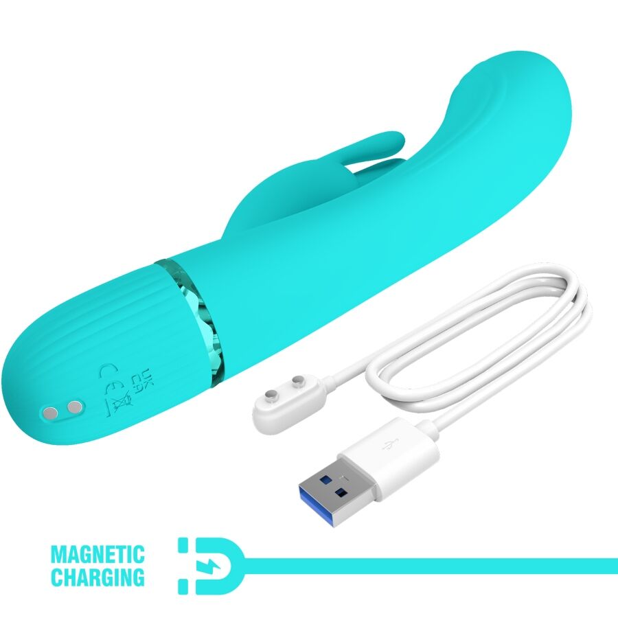 PRETTY LOVE - SCOCCO VIBRATORE CONIGLIO TURCHESE – Vibratori di coniglio – foto 10