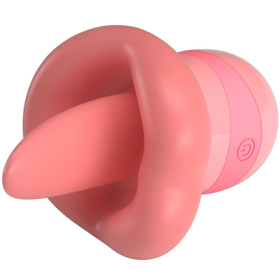 PRETTY LOVE - STIMOLATORE PER CLITORIDE LINGUA KYLEE 10 VIBRAZIONI ROSA NUDO – Per il clitoride – foto 5