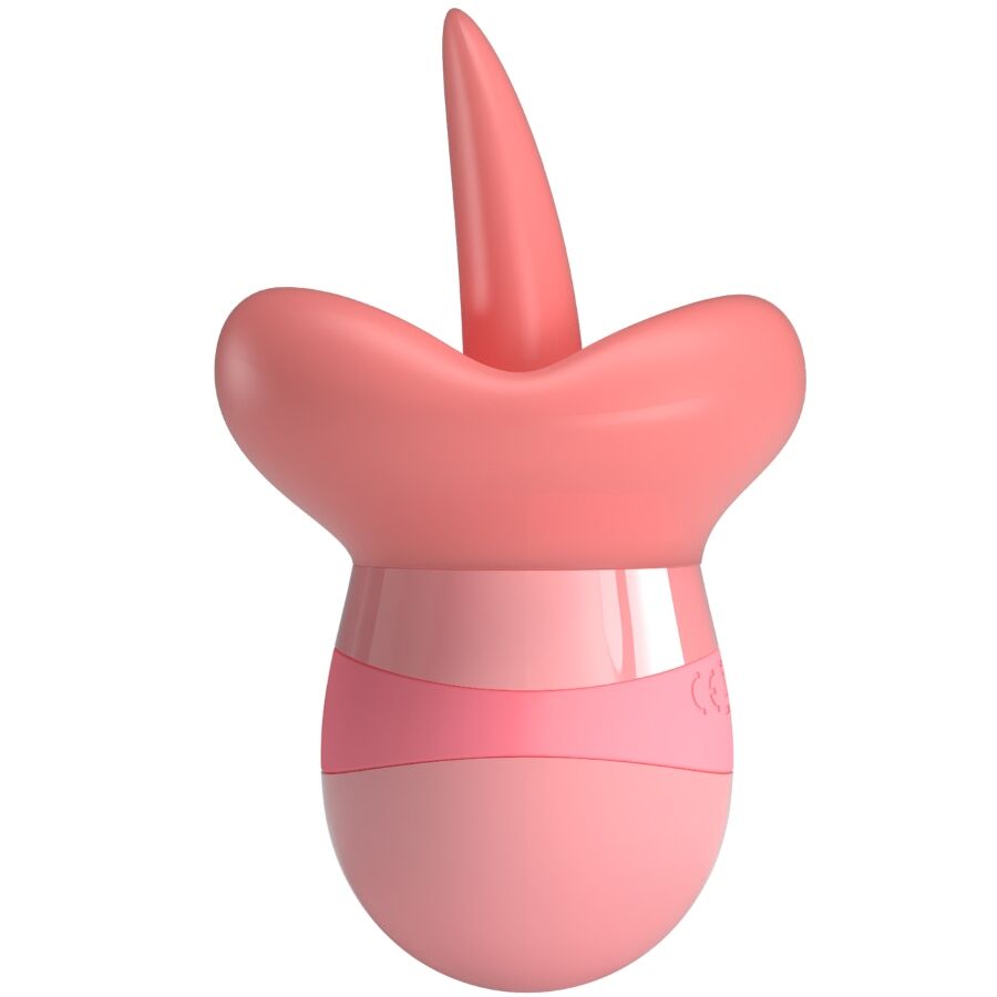 PRETTY LOVE - STIMOLATORE PER CLITORIDE LINGUA KYLEE 10 VIBRAZIONI ROSA NUDO – Per il clitoride – foto 3