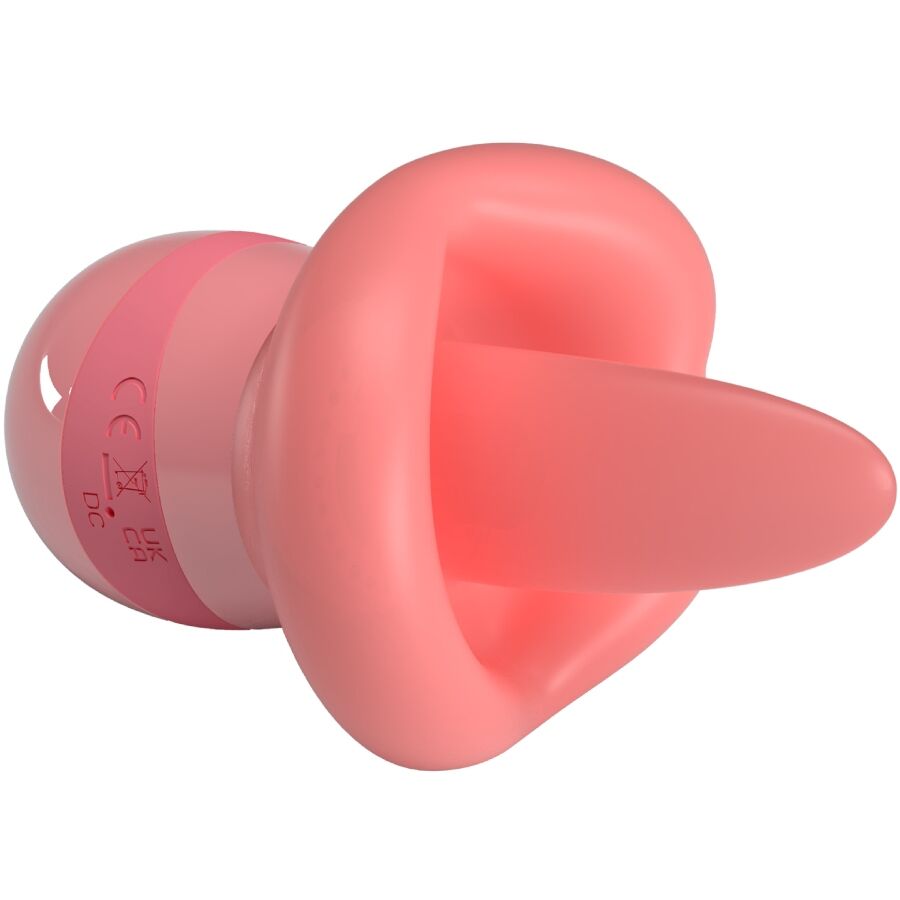 PRETTY LOVE - STIMOLATORE PER CLITORIDE LINGUA KYLEE 10 VIBRAZIONI ROSA NUDO – Per il clitoride – foto 4