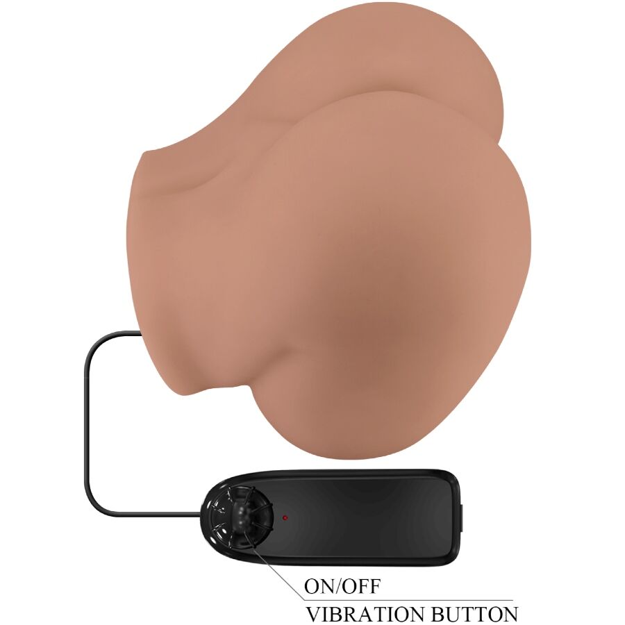 CRAZY BULL - BERNACE ASS VIBRATORE CON VAGINA REALISTICA E ANO CARNE TELECOMANDO – Vagine con vibrazione – foto 10