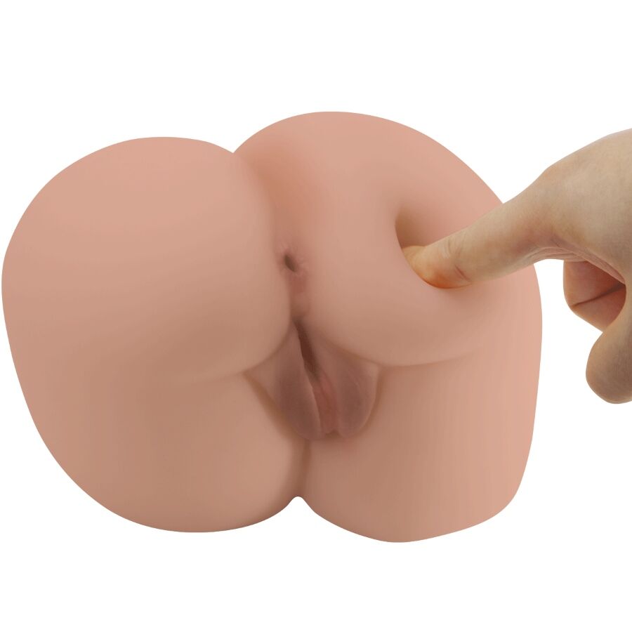 CRAZY BULL - BERNACE ASS VIBRATORE CON VAGINA REALISTICA E ANO CARNE TELECOMANDO – Vagine con vibrazione – foto 6
