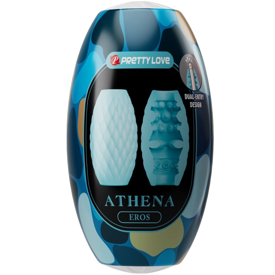 PRETTY LOVE - ATHENA EROS SILICONE MASTURBATORE MASCHILE AZZURRO CIELO – Vari masturbatori – foto 8