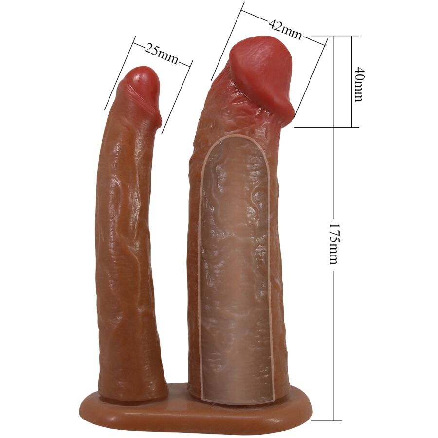 PRETTY LOVE - SLIP KEAVEN HARNESS UNIVERSALE E COMODO DOPPIO DILDO – Doppio pene – foto 6