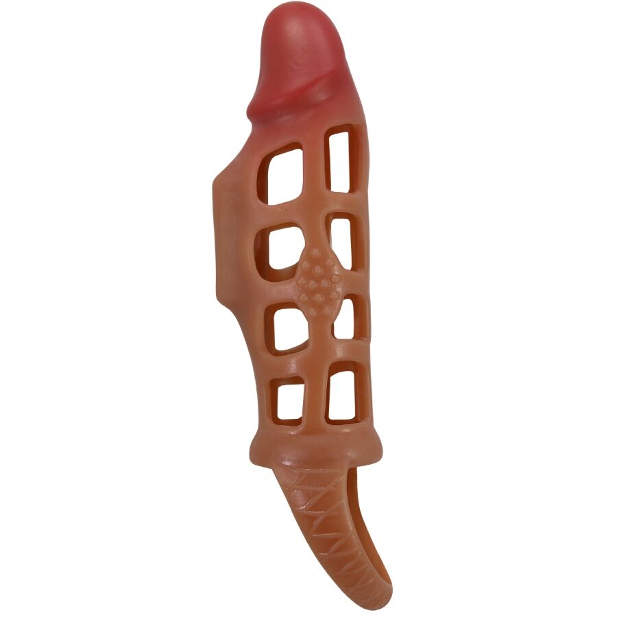 PRETTY LOVE - PRESTON VIBRANTE GUAINA PER PENE 18 CM – Copri pene con estensione