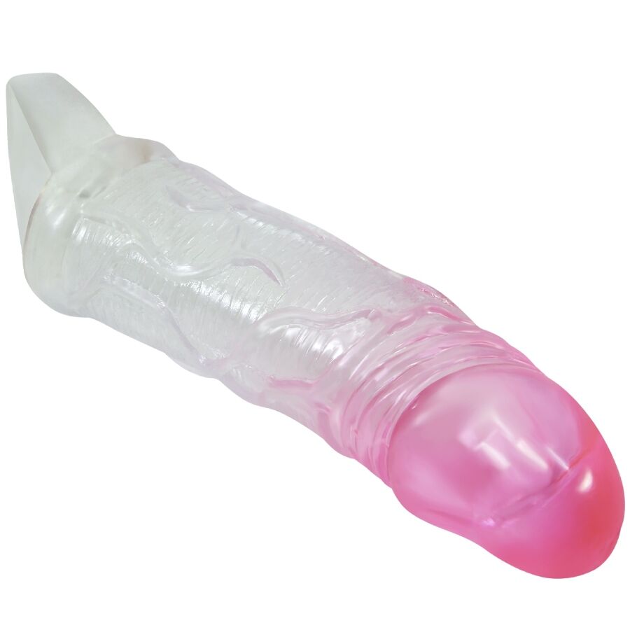 PRETTY LOVE - ODES REALISTICO 2 CM GUAINA DI ALLARGAMENTO PER PENE ROSA – Copri pene con estensione – foto 4