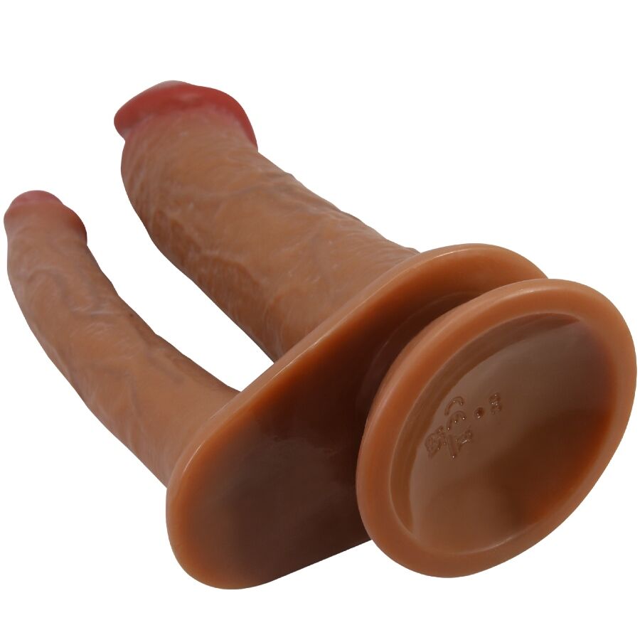 PRETTY LOVE - HULBERT DOPPIO DILDO REALISTICO CON VIBRAZIONE MULATO – Doppio pene – foto 4