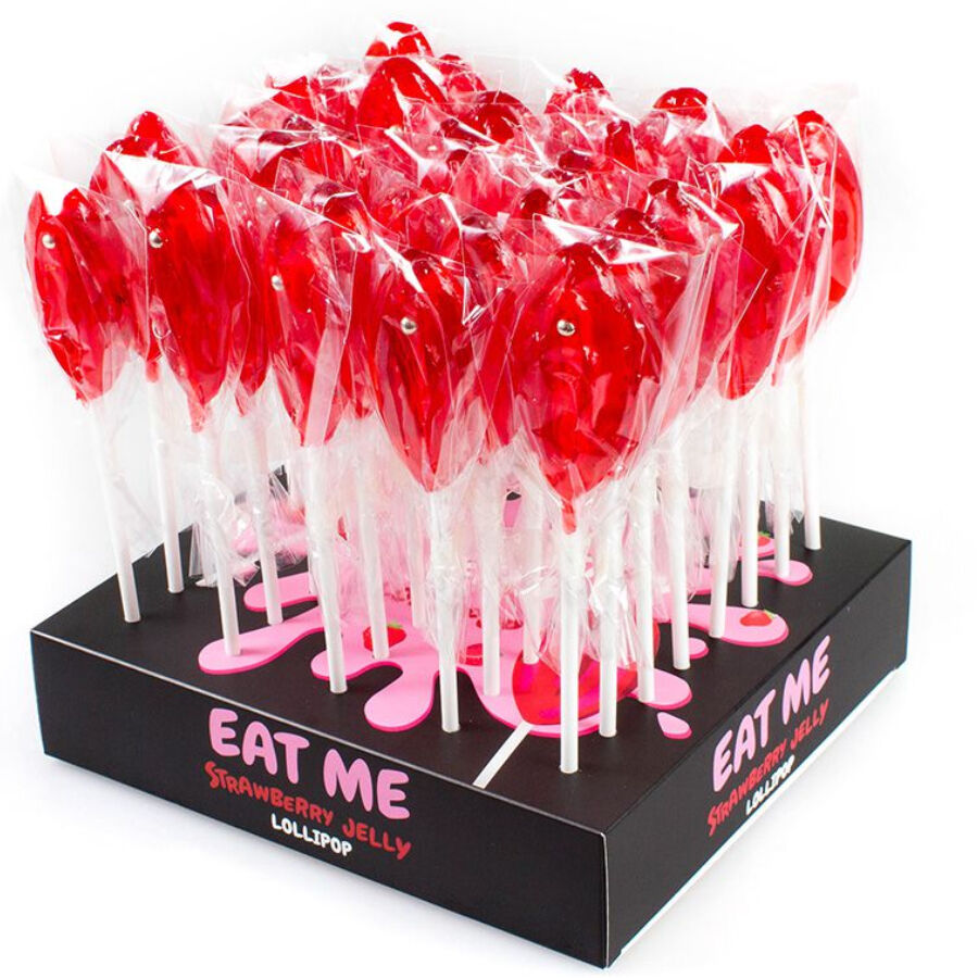 SECRETPLAY - ASSORTIMENTO ESPOSITIVO LECCA LECCA AL PENE CON ALCOOL 40 UNITÀ – Dolcetti divertenti
