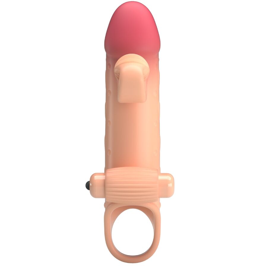 ROMANCE - GUAINA PER PENE VIBRANTE NATURALE – Copri pene con estensione – foto 3