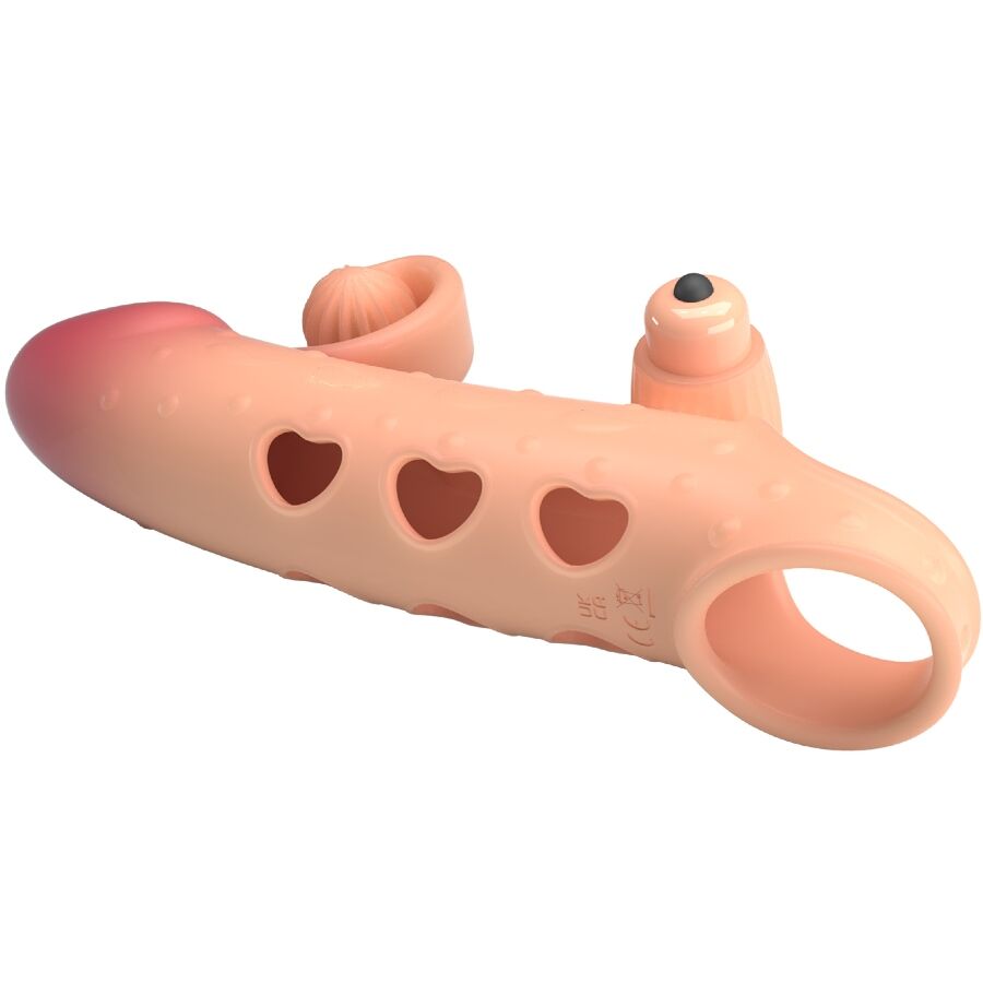 ROMANCE - GUAINA PER PENE VIBRANTE NATURALE – Copri pene con estensione – foto 4