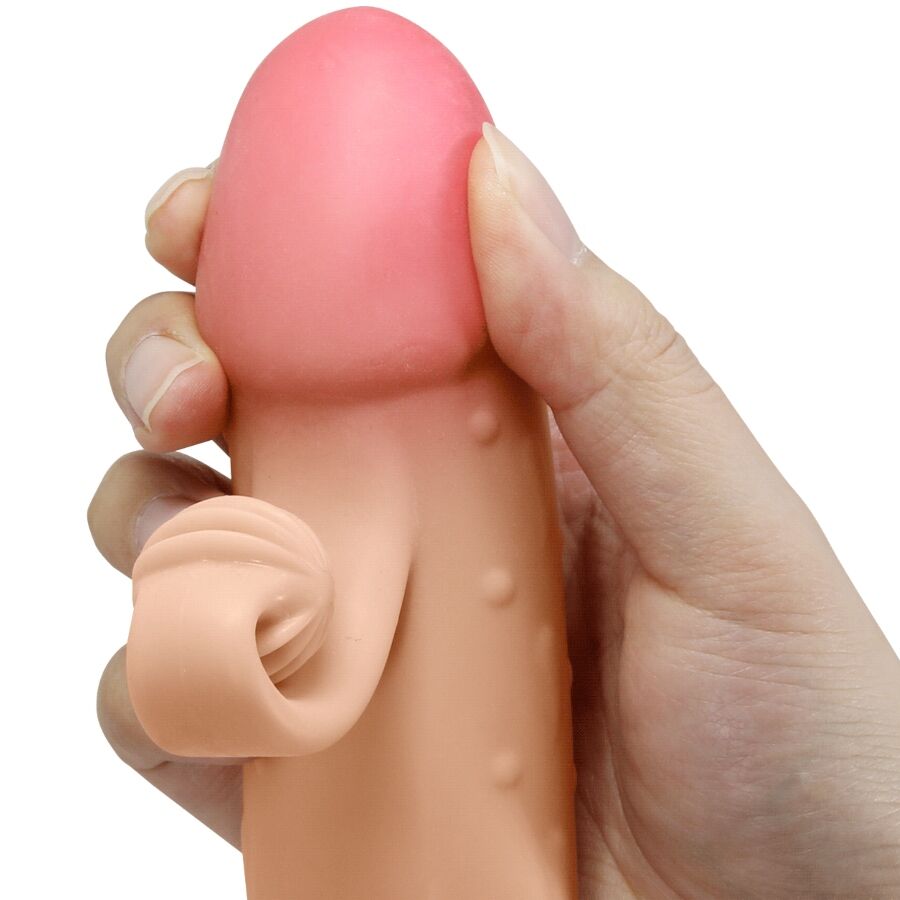 ROMANCE - GUAINA PER PENE VIBRANTE NATURALE – Copri pene con estensione – foto 7