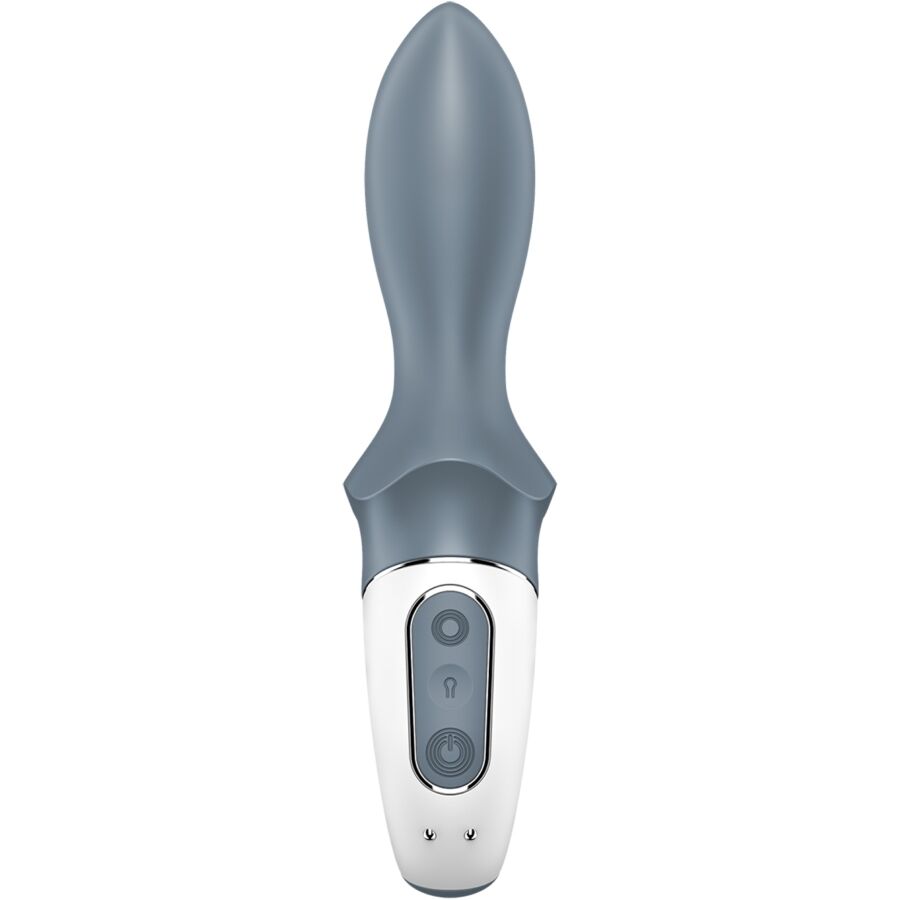 SATISFYER - AIR PUMP BOOTY 1 VIBRATORE ANALE GONFIABILE GRIGIO – Anale gonfiabile – foto 3