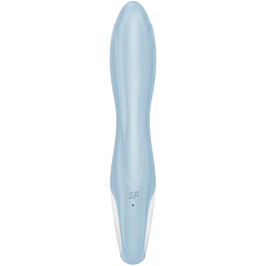 SATISFYER - AIR PUMP BUNNY 1 VIBRATORE GONFIABILE CONIGLIO BLU – Vibratori di coniglio – foto 5