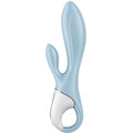 SATISFYER - AIR PUMP BUNNY 1 VIBRATORE GONFIABILE CONIGLIO BLU – Vibratori di coniglio