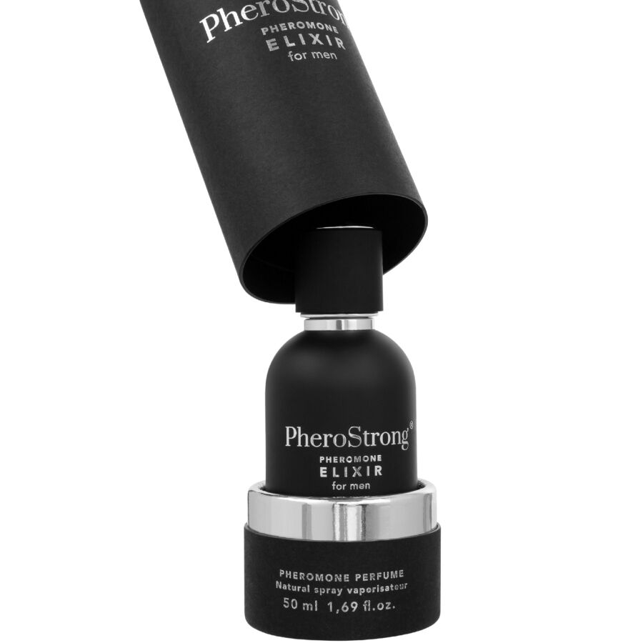 PHEROSTRONG - ELISIR AI FEROMONI PER UOMINI 50 ML – Profumi con feromoni maschili – foto 4