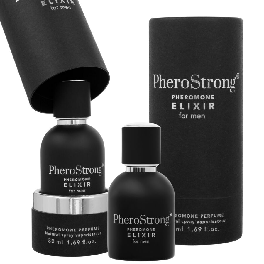 PHEROSTRONG - ELISIR AI FEROMONI PER UOMINI 50 ML – Profumi con feromoni maschili – foto 2