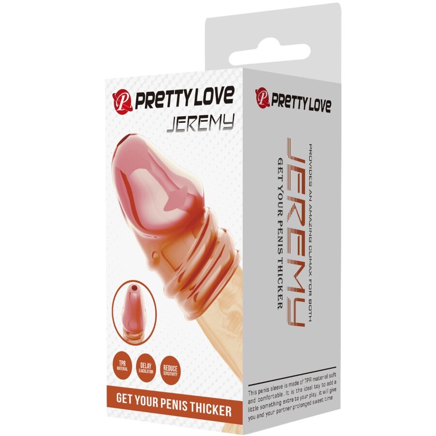 PRETTY LOVE - JEREMY PENE PIÙ SPESSO ROSA – Copri pene con estensione – foto 8