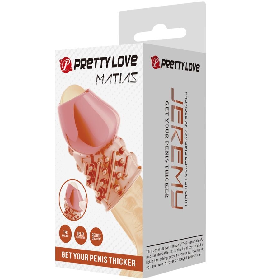 PRETTY LOVE - MATIAS PENE PIÙ SPESSO ROSA – Copri pene con estensione – foto 8