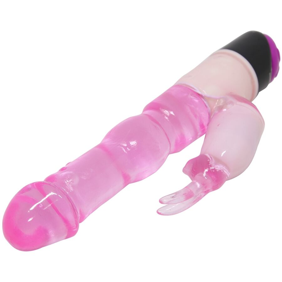 BAILE - ONDE DI PIACERE VIBRATORE FANTASY CON CONIGLIO 23 CM – Vibratori di coniglio – foto 4
