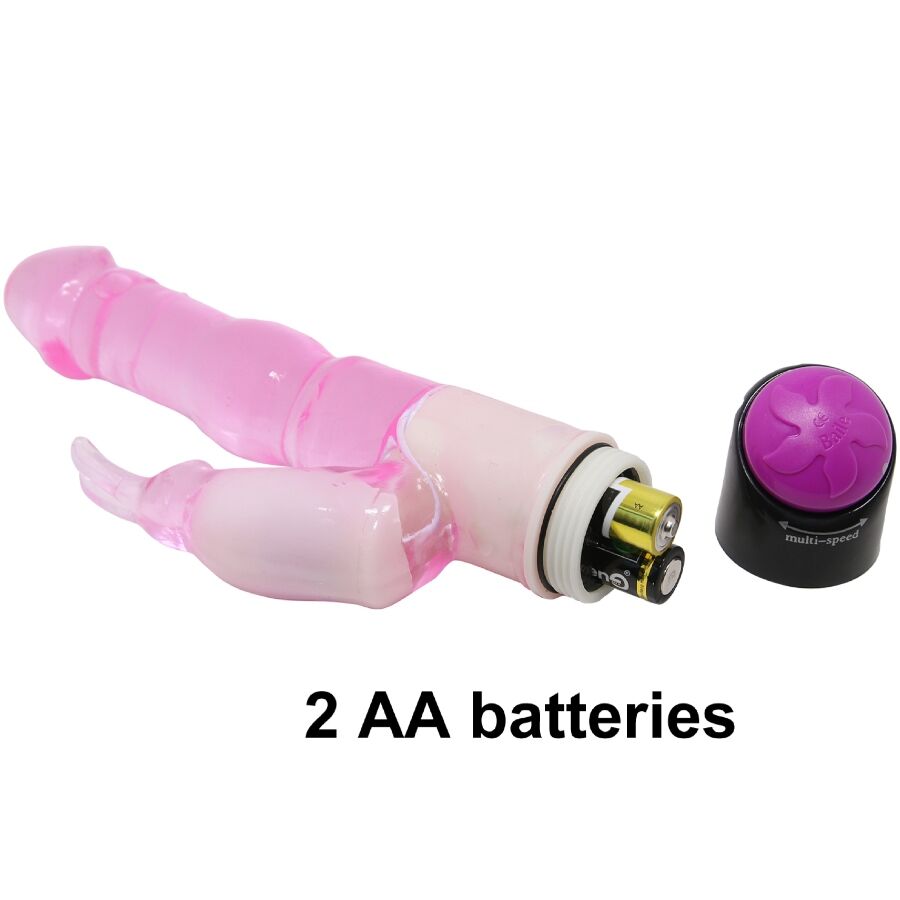 BAILE - ONDE DI PIACERE VIBRATORE FANTASY CON CONIGLIO 23 CM – Vibratori di coniglio – foto 5