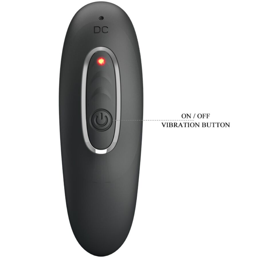 PRETTY LOVE - REMINGTON MASSAGGIATORE VIBRANTE ANALE E VAGINALE NERO – Classici vibratori anali o vaginali – foto 6