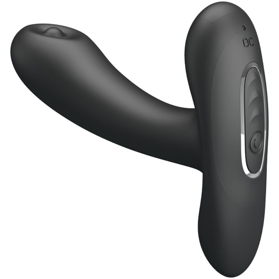 PRETTY LOVE - REMINGTON MASSAGGIATORE VIBRANTE ANALE E VAGINALE NERO – Classici vibratori anali o vaginali
