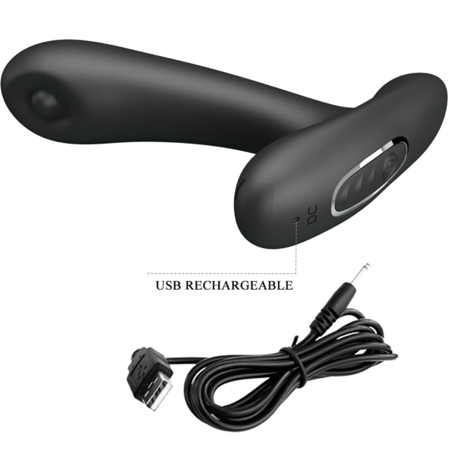 PRETTY LOVE - REMINGTON MASSAGGIATORE VIBRANTE ANALE E VAGINALE NERO – Classici vibratori anali o vaginali – foto 7