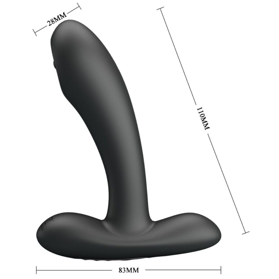 PRETTY LOVE - REMINGTON MASSAGGIATORE VIBRANTE ANALE E VAGINALE NERO – Classici vibratori anali o vaginali – foto 5