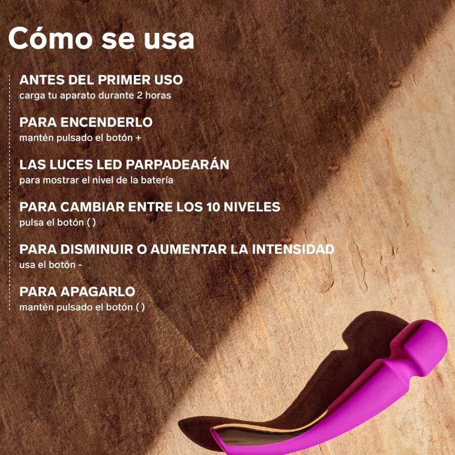 LELO - MASSAGGIATORE SMART MEDIUM WAND 2 AQUA – Massaggiatrici – foto 6