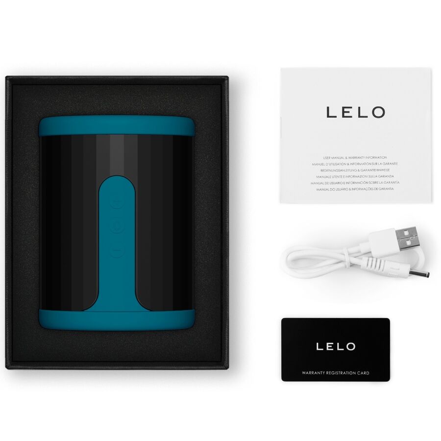 LELO - F2S™ MASTURBATORE MASCHILE TEAL BLU – Masturbatore automatico – foto 10
