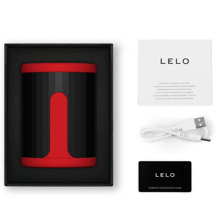 LELO - F2S™ MASTURBATORE MASCHILE ROSSO TEAL – Masturbatore automatico – foto 9