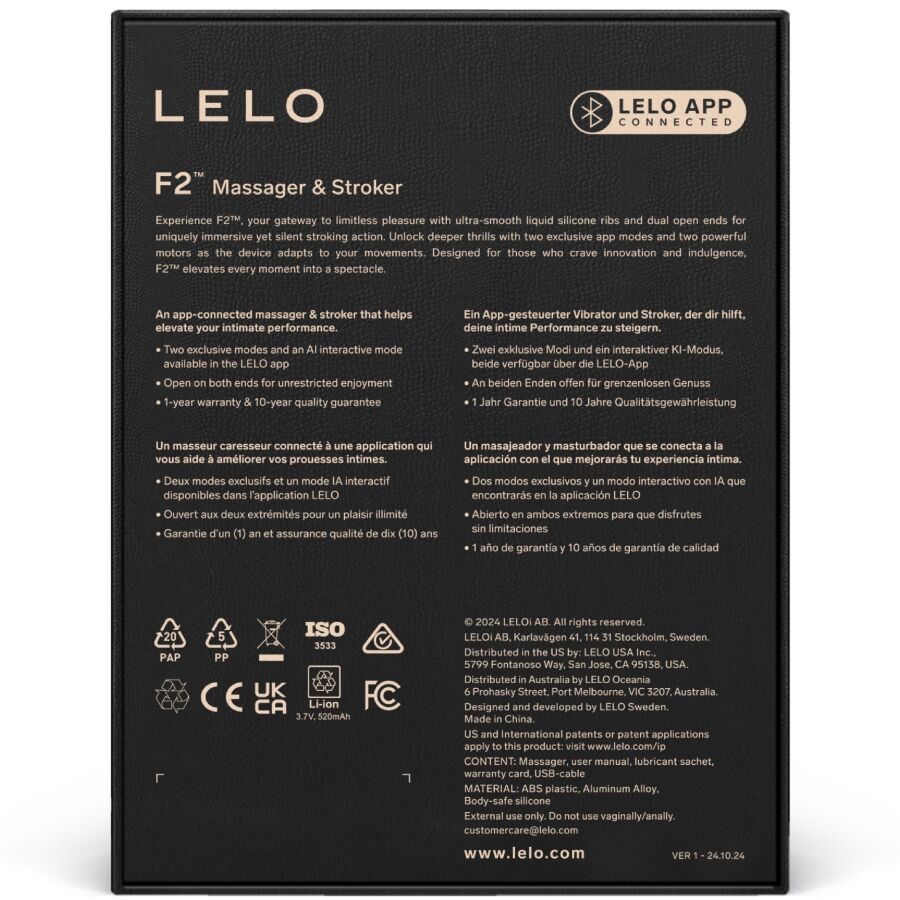 LELO - F2S™ MASTURBATORE MASCHILE ROSSO TEAL – Masturbatore automatico – foto 11