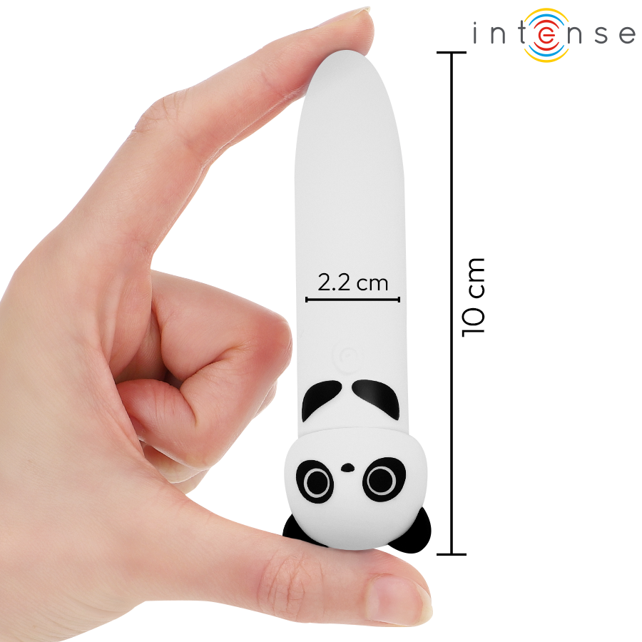 INTENSE - POH PANDA VIBRANTE BULLET RICARICABILE USB 10 X 2,2 CM – Proiettili vibranti – foto 3