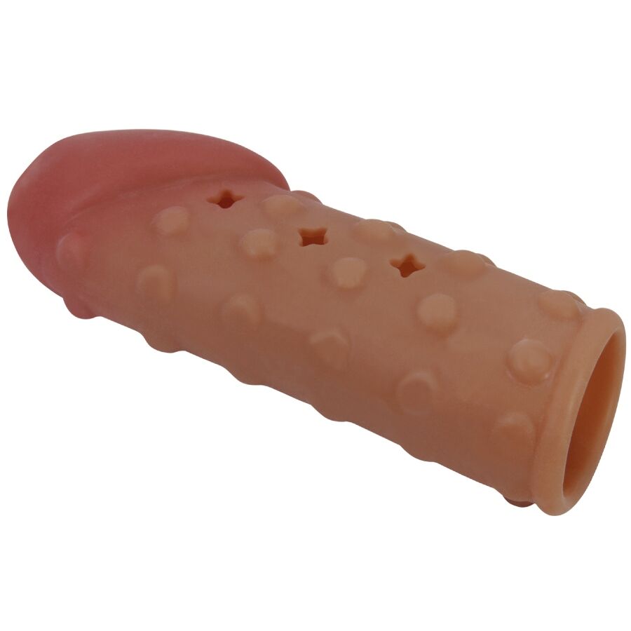 PRETTY LOVE - GUAINA PER PENE STRETTA E VOLUMIZZANTE NATURALE – Manicotti per pene senza estensione – foto 3
