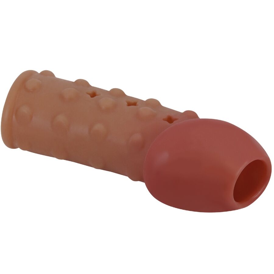 PRETTY LOVE - GUAINA PER PENE STRETTA E VOLUMIZZANTE NATURALE – Manicotti per pene senza estensione – foto 4
