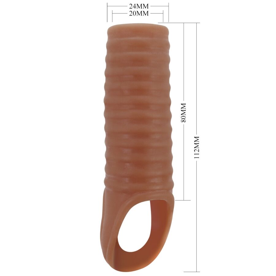 PRETTY LOVE - GUAINA PER PENE HARTMAN NATURALE – Manicotti per pene senza estensione – foto 6