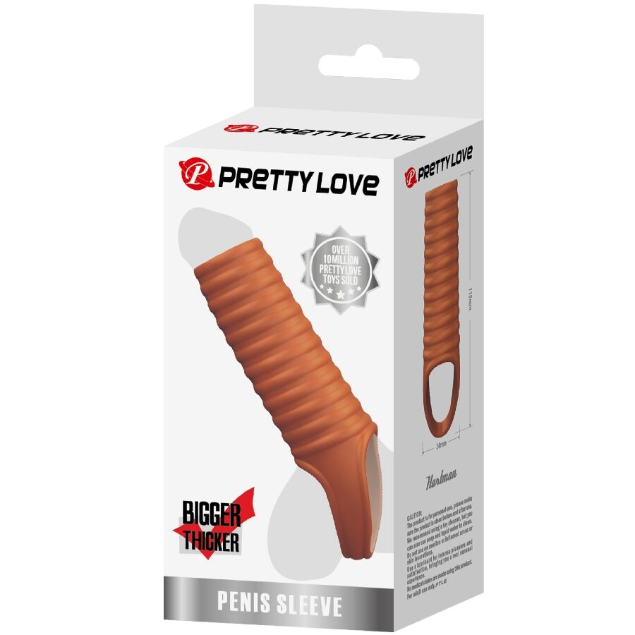 PRETTY LOVE - GUAINA PER PENE HARTMAN NATURALE – Manicotti per pene senza estensione – foto 8