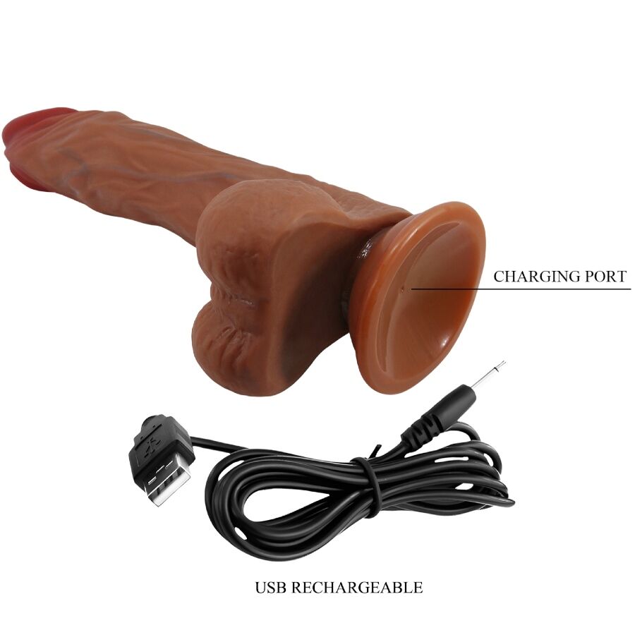 BAILE - CALISTO DILDO REALISTICO 24 CM CARNE – Vibratori realistici – foto 7