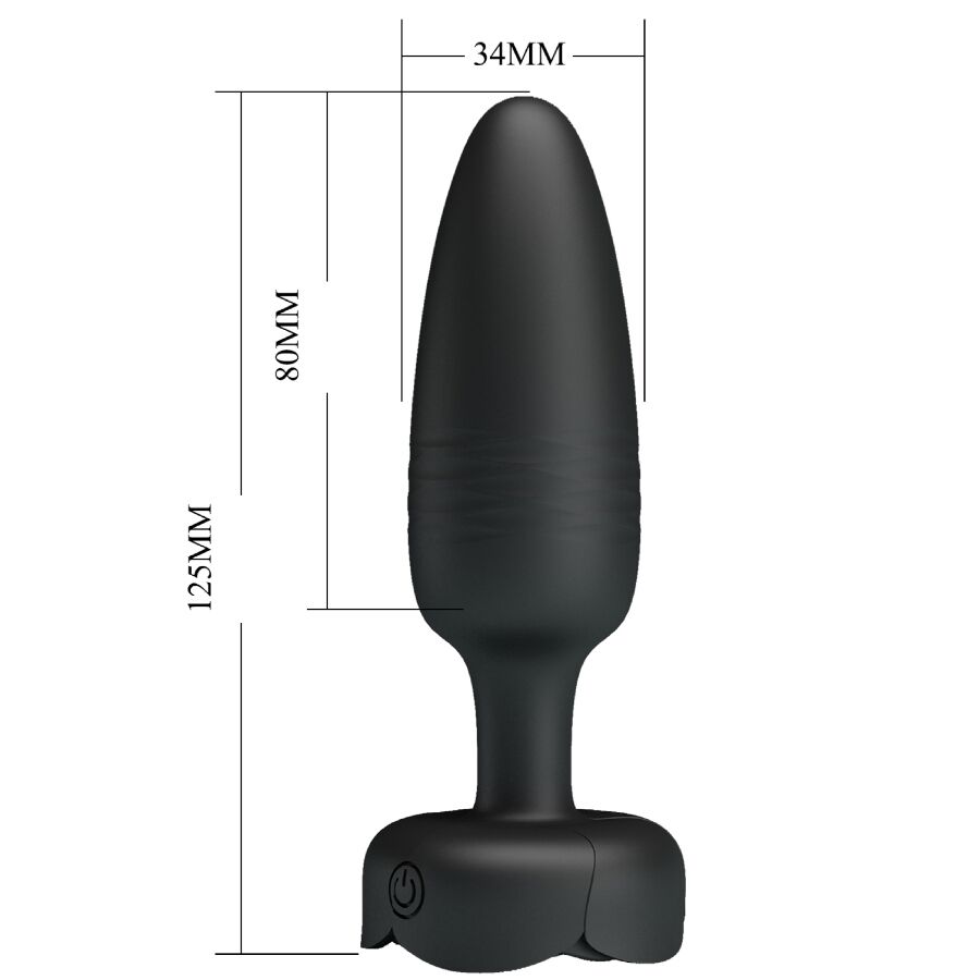 PRETTY LOVE - TARION PLUG ANALE CON LUCE LED NERO 12,5 CM – Tappi anali – foto 6