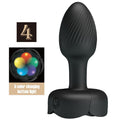 PRETTY LOVE - PLUG ANALE OLMAN CON LUCE LED NERO 8,8 CM – Tappi anali