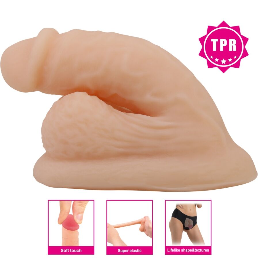 PRETTY LOVE - WILDON DILDO ULTRA REALISTICO ED ELASTICO 10 CM NATURALE – Peni realistici – foto 5