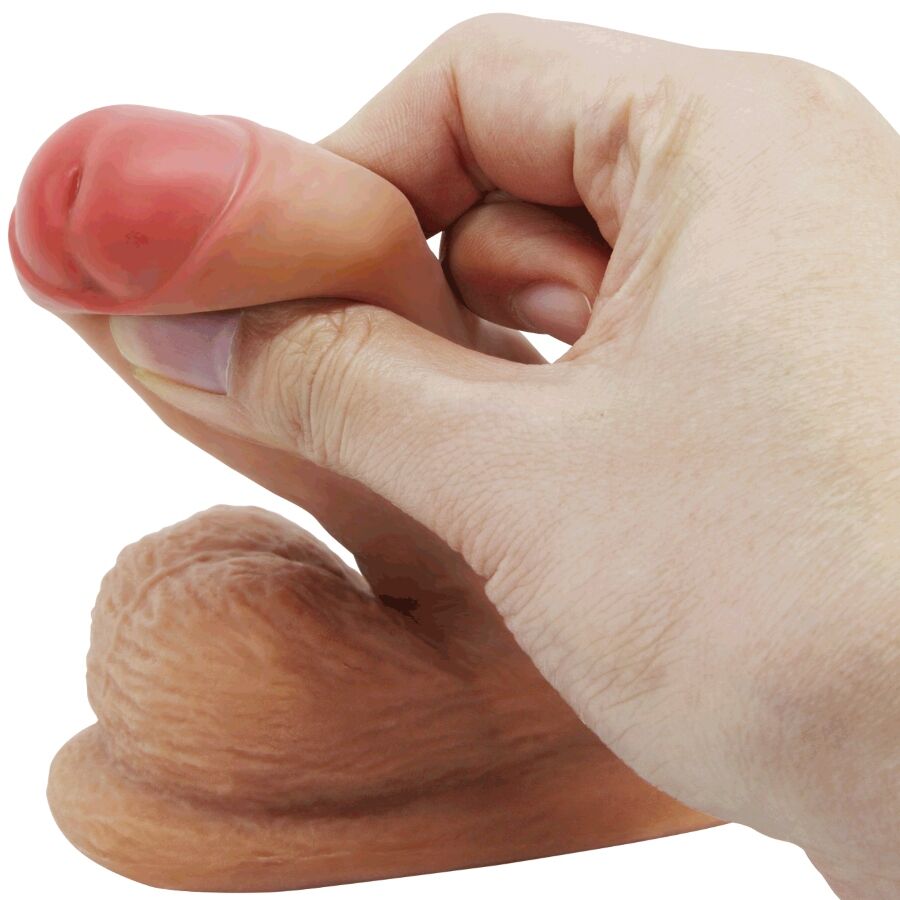 PRETTY LOVE - WARNELL DILDO ULTRA REALISTICO ED ELASTICO 9,5 CM MULATO – Peni realistici – foto 6