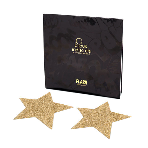 BIJOUX INDISCRETS - COPRI CAPEZZOLI FLASH GOLDEN STAR – Fodere – foto 2