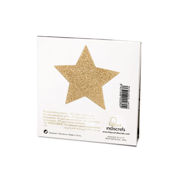 BIJOUX INDISCRETS - COPRI CAPEZZOLI FLASH GOLDEN STAR – Fodere – foto 3