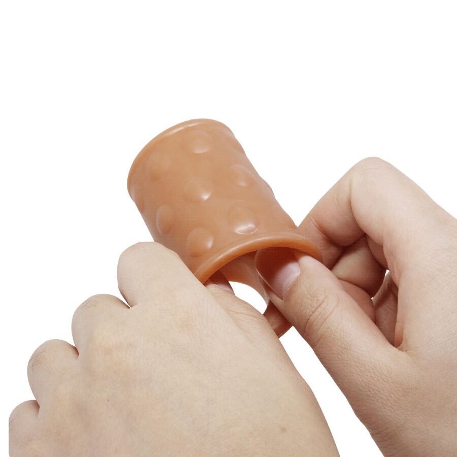 PRETTY LOVE - GUAINA PER PENE CON TAPPO ANALE NATURALE – Manicotti per pene senza estensione – foto 5
