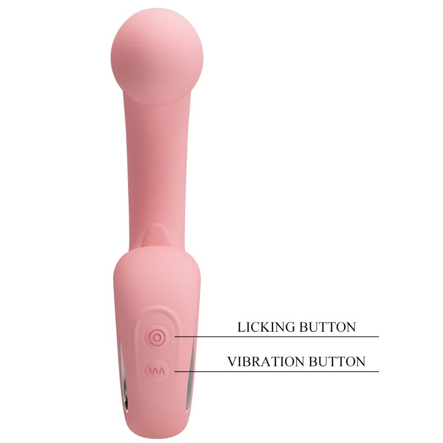 PRETTY LOVE - ERYNNYES VIBRATORE PUNTO G + STIMOLATORE CLITORIDEO 10 VIBRAZIONI ROSA – Vibratori HI-TECH – foto 9