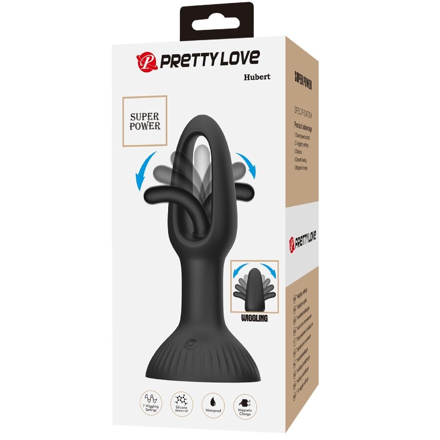PRETTY LOVE - HUBERT ANAL PLUG CON 7 MODALITÀ DI VIBRAZIONE – Vibratori anali – foto 9
