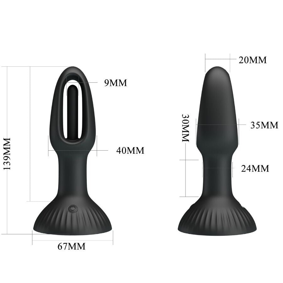 PRETTY LOVE - HUBERT ANAL PLUG CON 7 MODALITÀ DI VIBRAZIONE – Vibratori anali – foto 6