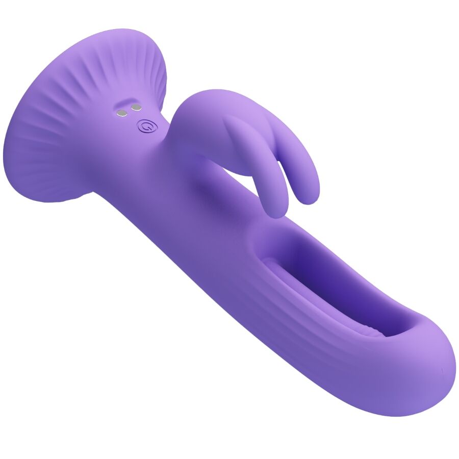 PRETTY LOVE - VIBRATORE CONIGLIO KILLMOULIS 12 MODALITÀ DI VIBRAZIONE VIOLA – Vibratori di coniglio – foto 4